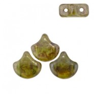 Ginko Leaf Bead kralen 7.5x7.5mm Ultra luster crystal